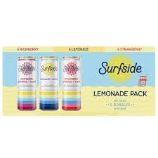 Surfside RTD Lemonade Variety Pack 12oz 18 Pack Can