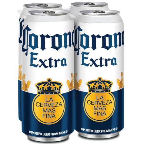 Corona Extra 16oz 4 Pack Can