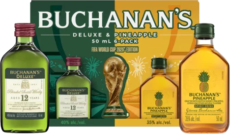 BUCHANAN'S DELUXE & PINEAPPLE 50ML