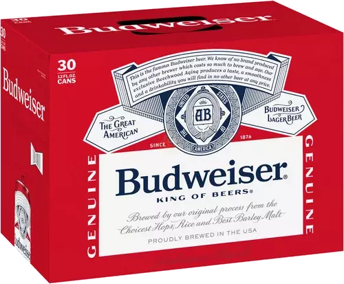 Budweiser 30 Pack Can