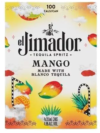 El Jimador RTD Mango Spritz 355ml 4 Pack Can