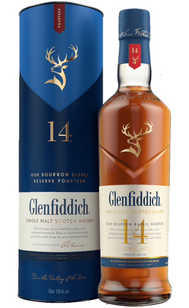 GLENFIDDICH 14 YEARS 750ML
