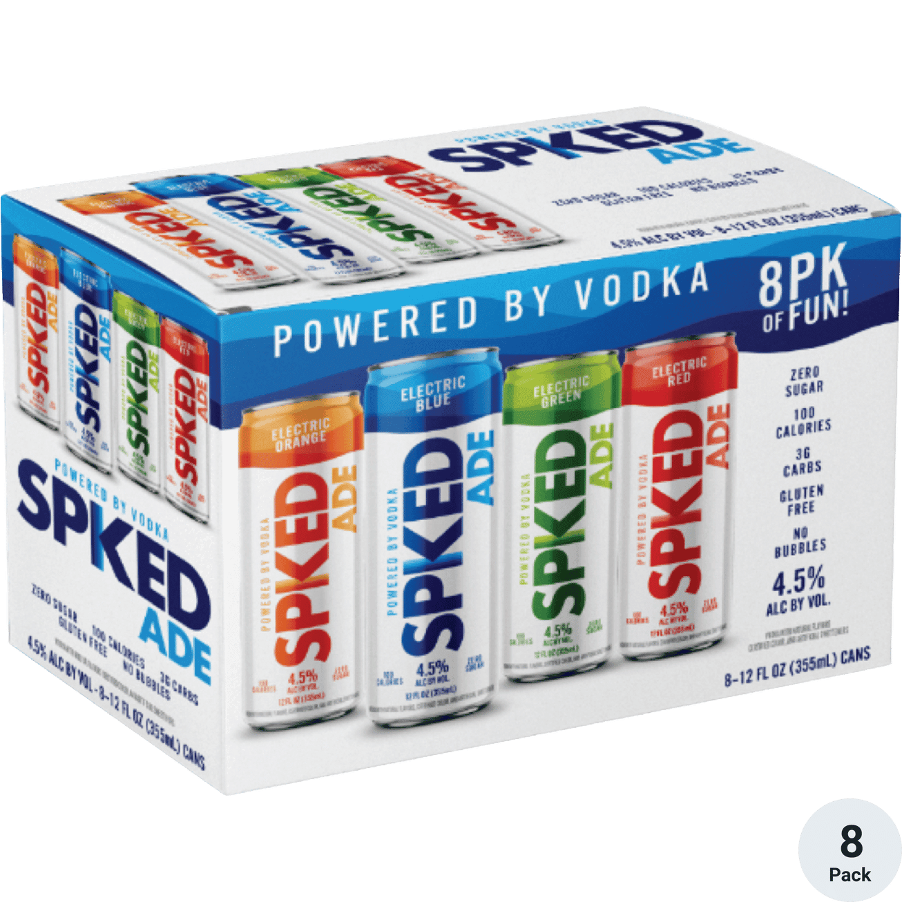 Spiked Ade RTD Variety Pack 12oz 8 Pack Can