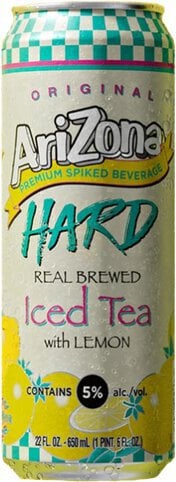 Arizona Hard Lemon Tea 22oz Single Can