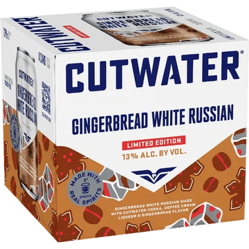 Cutwater Gingerbread White Russian 12oz 4 Pack Can
