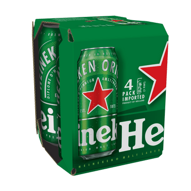 Heineken 16oz 4 Pack 